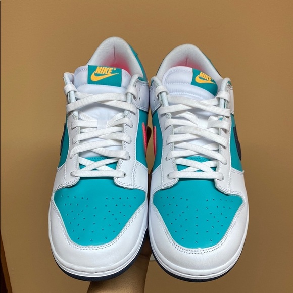 Nike Dunk Low “Dusty Cactus/Thunder Blue/White/Racer Pink/Laser Orange” - Picture 14 of 17